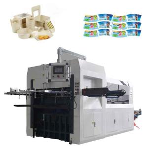  Automatic Jumbo Roll Paper Cup Die Cutting Machine For PE - Coated Paper Manufactures