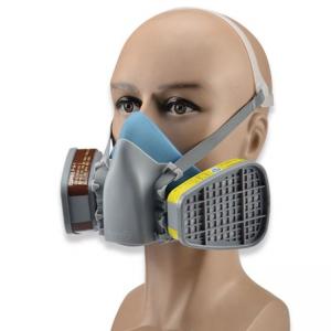  Anti Fog Sanding Half Mask Respirators Dust Gas Defense Half Face Air Purifying Respirator Manufactures