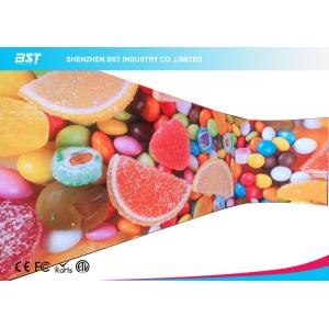 China Multi Color Curved LED Screen Curtain Wall Large Wide View Angle 160° on sale