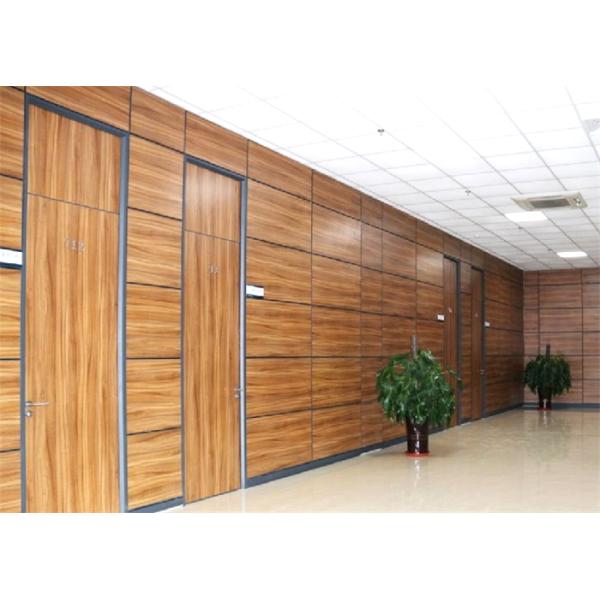 Flexible Collocation Glass Wooden Partition Wall For Office Modular Private Space