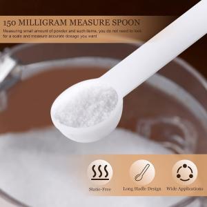  Teaspoon Micro Scoops 150 Milligram Mini Measuring Spoons Plastic Scoop For Measuring Cosmetics, Medicines Manufactures