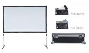  Outdoor Portable Fast Folding Projector Screen With Adjustable Leg For Home Yard Camping Manufactures