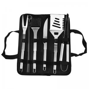  Portable 7 Piece BBQ Camping Cooking Set 788.5g For Outdoor Grilling Manufactures