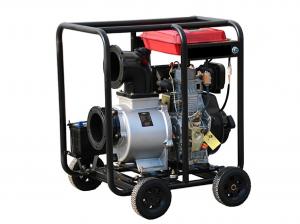  Movable 6 Inch Diesel Powered Water Pump 4 Stroke TW192 WP60D135HP Manufactures