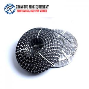 China Custom 40m/Roll Beaded Diamond Wire Saw For Reinforced Concrete Cutting on sale