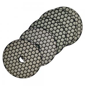  Round Flexible Resin Bond Diamond Hand Dry Polishing Pad and Buffing Pad for Stone Manufactures