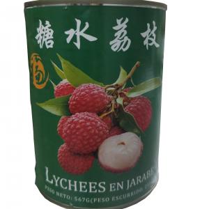 China Lychee Canned Fruits Vegetables Litchi Whole / Broken In Light Syrup on sale