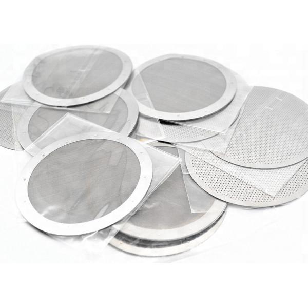 Quality Industrial 0.01mm Thick SUS 316L Wire Mesh Water Filter , Metal Filter Disc for sale