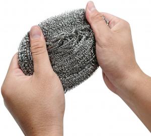 China Stainless Steel Scourers by Scrub It – Steel Wool Scrubber Pad Used for Dishes, Pots, Pans, and Ovens. on sale