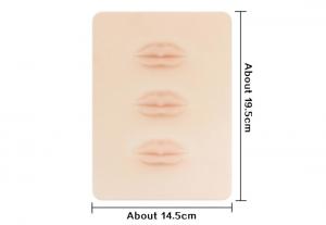 China Wholesale 3D Silicone Permanent Makeup Tattoo Training Practice Fake Skin Blank Lips For Microblading Tattoo Machine Beg on sale