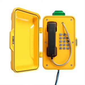 China Aluminum Alloy IP67 Waterproof Tunnel Telephone With Alarm Light on sale