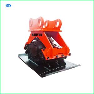  12-16 Ton Excavator Hydraulic Compactor Plate Red High Strength Steel Manufactures