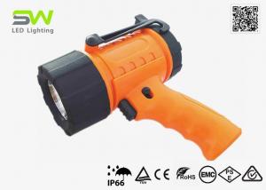  IP66 Waterproof Rechargeable 3W Cree LED 300 Lumen Handheld Led Spotlights Manufactures