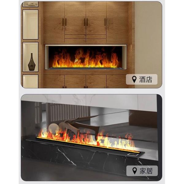 Decorative Home Electronic Simulation Flame Heating Fireplace With Remote Control