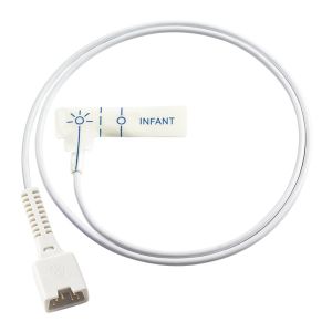 Novametrix 513 710 6pin Disposable SpO2 Sensor 715 MARS Pediatric white foam