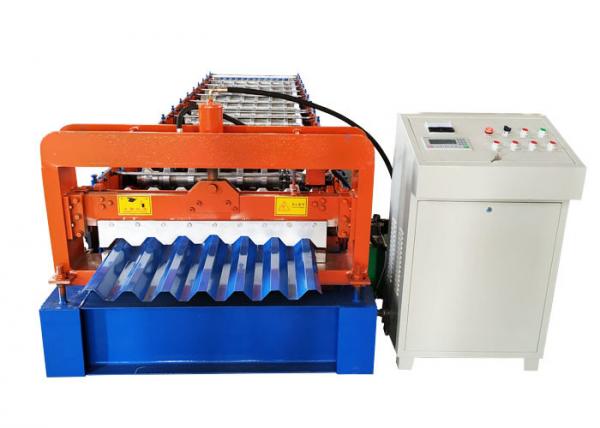 Quality trapezoidal colour coated sheet profile sheet metal roll forming machine price for sale