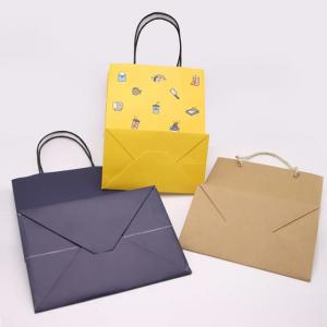 Kraft Paper Packaging Bag Gift Crafts Shopping Biodegradable Bag With Twisted Handle Manufactures