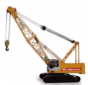 China New Mobile CQUY550 Hydraulic Crane 55ton Construction Crawler Crane with Factory Price on sale