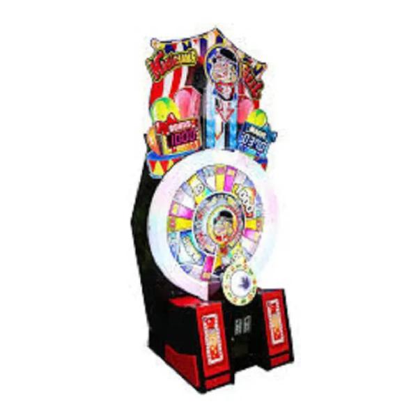 Magicians Wheel Lottery Redemption Game Machine Rotating Wheel Coin Operated