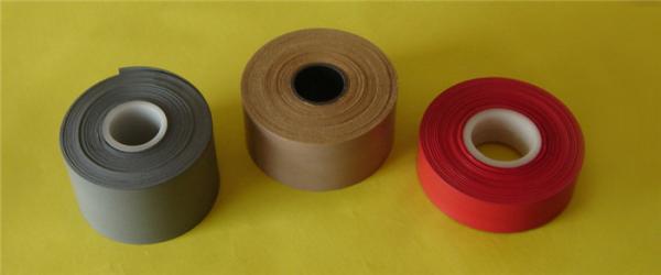 Quality High Durability Brown Red Green PTFE Tape Good Chemical Resistance for sale