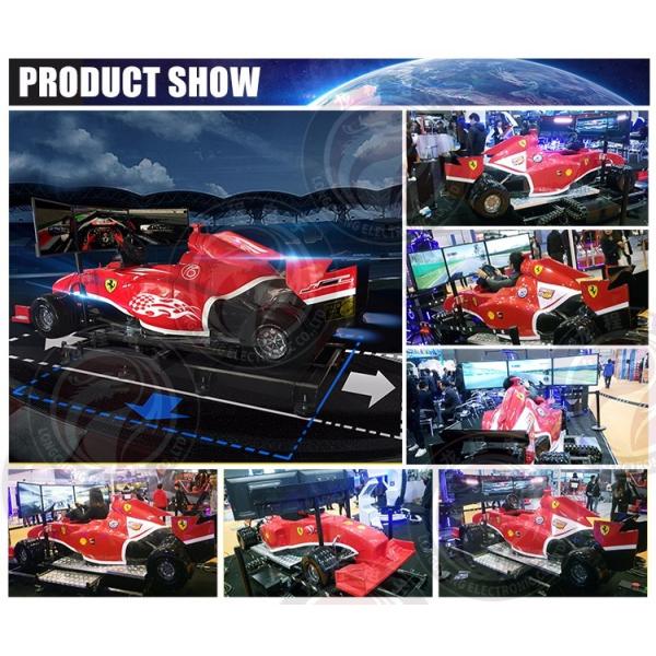 Racing Game Virtual Reality Simulator Machine Full View Screen 360 degree Rotation