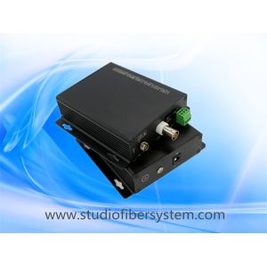 Outdoor RS485 data Ethernet HDCVI to fiber converter for PTZ data&1ch 10/100M