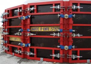 China Painted Concrete Slab Formwork Systems Circular Column Formwork High Turnover Frequency on sale
