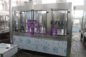  Aseptic Round Bottle Drinking Water Filling Plant , Liquid Filler Equipment Manufactures