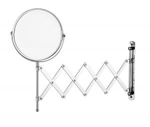 China Home hotel bathroom makeup mirror HD retractable vanity mirror rotatable wall-mounted nail-free beauty mirror on sale