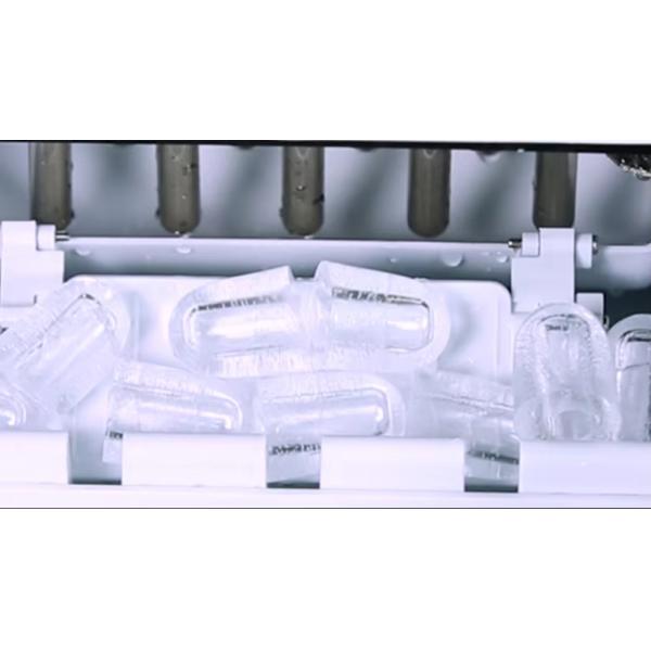 Small Home Commercial Ice Making Machine 3 in 1 Water Dispenser 25kg Bullet Ice Maker Machines for Business Automatic