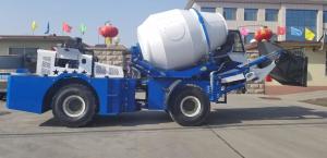 China Self Loading 1.8cbm Concrete Cement Mixer Truck With CBGV-4025 Pump on sale