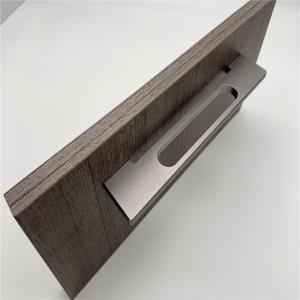 China 247mm Customized Polished Silver Aluminium Cabinet Handle For Kitchen on sale