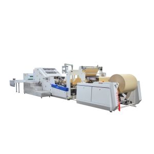 Eco Friendly Biodegradable Fully Automatic Paper Bag Making Machine High