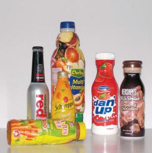  Heat Sensitive PVC / PET / PLA / OPS film Shrink Label for FOOD & Beverage Manufactures