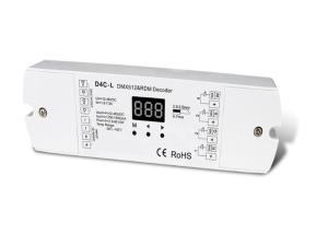 4 Channel DMX LED Driver Constant Current / Dmx LED Strip Controller For RGB Lamp