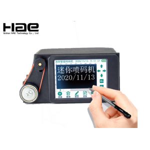 Portable Inkjet Marking Machine , Mini Plastic Printing Machine
