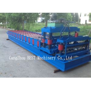 Buy cheap Corrugated Roof Tile Roll Forming Machine 350H Steel Hydraulic Cutting from wholesalers