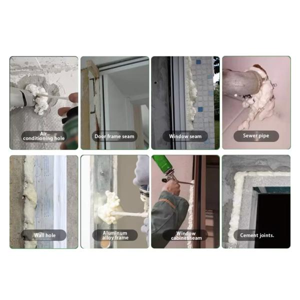 750ml Pu Foam Sealant Urethane Foam Adhesive For Refrigerator