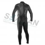 5mm CR Sector Fluid Seam Weld Full Suit Semi - Dry Neoprene Wetsuits For Scuba