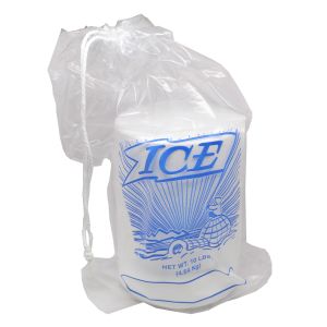  8Lb 10Lb 20Lb Reusable Ice Bags With Cotton Drawstring Closure Manufactures