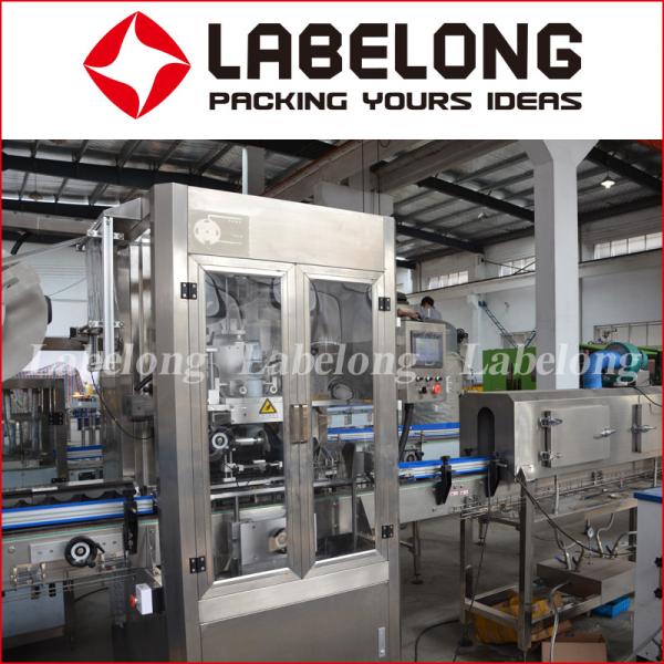 12000BPH Automatic Labeling Machine Magic Eye Control Feeding Material