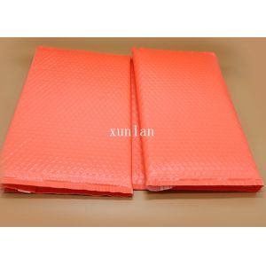 Red Personal Poly Bubble Mailers , Superior Cushioning Post Bubble Mailers