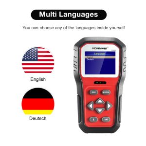 Konnwei KW860 Car Obd2 Scanner Code Reader with DTC explaination