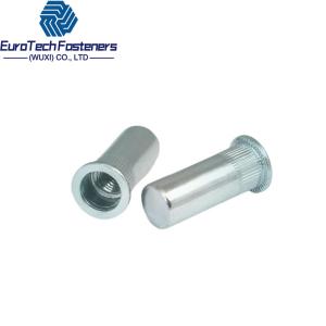 China M4-M12 Blind Rivet Flat Head Rivet Nut Knurled Body With Open Close End Stainless Steel 1/4 on sale