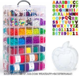 China Adjustable Compartments,Stackable Storage Containers For Arts And Crafts, Toy, Threads,Fuse Beads, Washi Tapes on sale