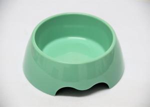  6.9''  Platisc Pet Bowls Food Grade ABS Light Green  With Anti Skidding Manufactures