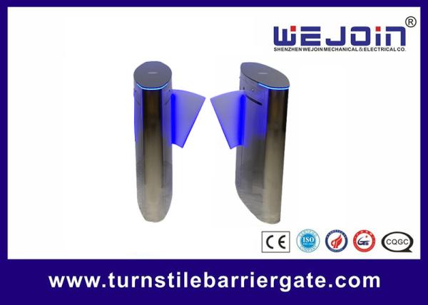 Quality Fingerprint access control system automatic flap barrier gate for sale