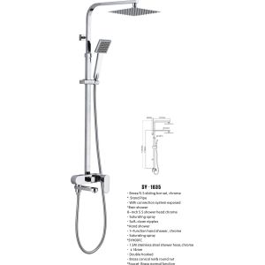  Square Shower column with faucet SY-1035 Manufactures