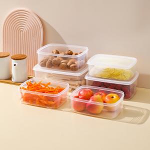 China 700ml Stackable Plastic Food Containers Recyclable Lunch Box on sale