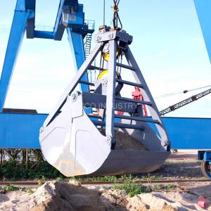 China Timbering Mechanical Dredging Grab 2 Rope Clamshell on sale